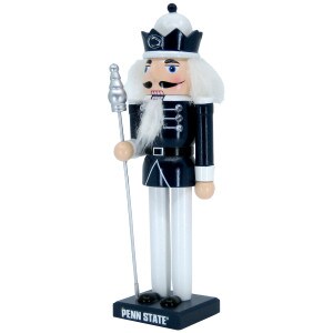 wood nutcracker with Penn State on base